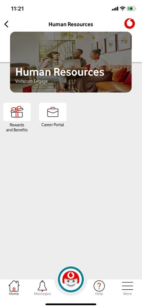 Original Engage home screen